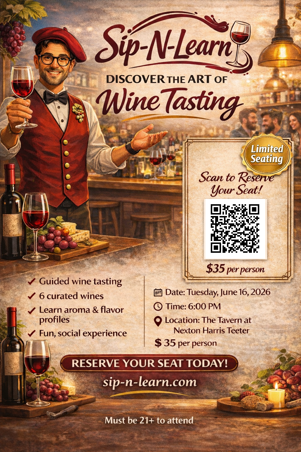 June 16, 2026 Wine Class